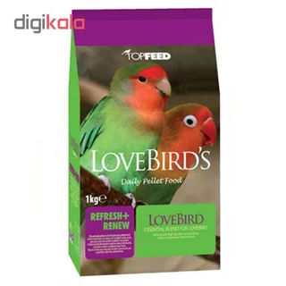 غذای خشک طوطی برزیلی تاپ فید مدل TopFeed LoveBirds وزن 1 کیلوگرم-2.webp